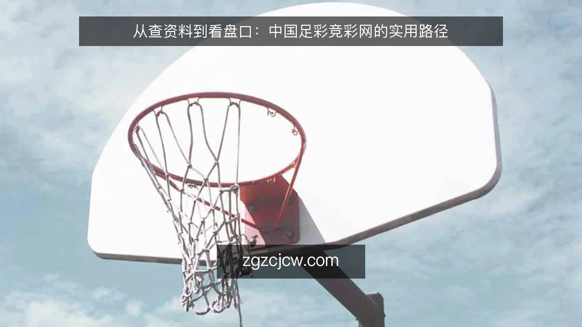 从查资料到看盘口:中国足彩竞彩网的实用路径